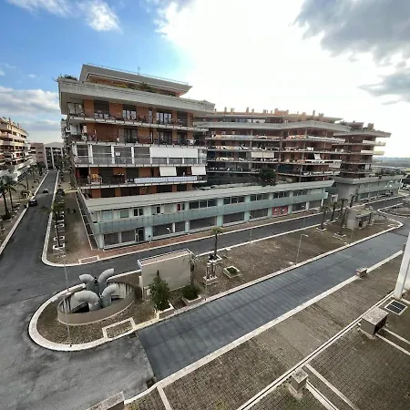 Moderna 60 M2 Con Terrazzo A Parco Leonardo - 5 Min Da Aeroporto Fco E Fiera Di Roma - Promo Inverno