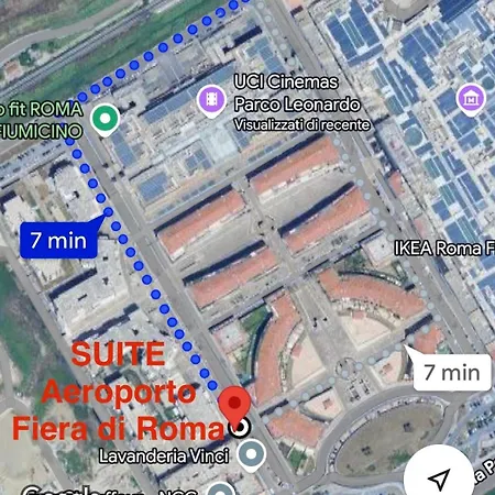 Moderna 60 M2 Con Terrazzo A Parco Leonardo - 5 Min Da Aeroporto Fco E Fiera Di Roma - Promo Inverno