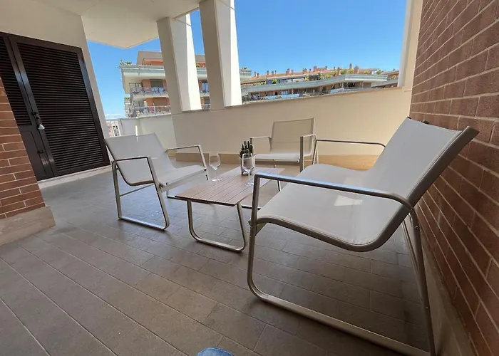 60 M2 Con Terrazzo A Parco Leonardo - 5 Min Da Aeroporto E Fiera Di Roma Apartament