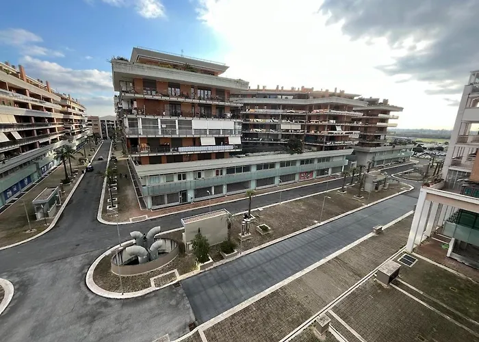 60 M2 Con Terrazzo A Parco Leonardo - 5 Min Da Aeroporto E Fiera Di Roma