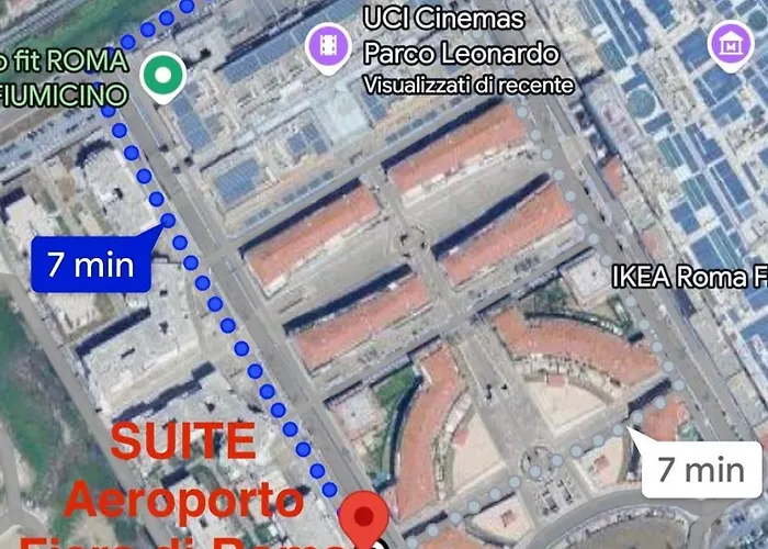 60 M2 Con Terrazzo A Parco Leonardo - 5 Min Da Aeroporto E Fiera Di Roma